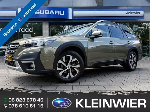 Subaru Outback 2.5i 169PK AWD CVT Premium | Autumn Green Metallic | Zwart leder | 5 jaar fabrieks garantie