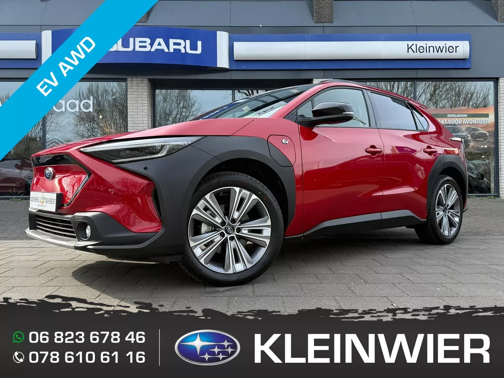Subaru Solterra 71,4 kWh 218pk AWD Sky Package | Pano | 20 inch | Leder | 8 jaar fabrieksgarantie