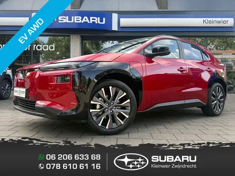 Subaru Solterra 73.1 kWh 262pk AWD 4E-xperience+ | Emotional Red | Nieuw | 8 jaar fabrieksgarantie