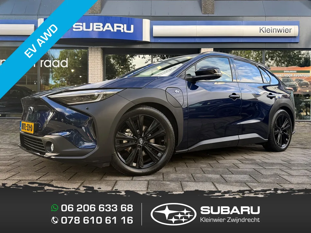 Subaru Solterra 71,4 kWh 218pk AWD | Sky Package-Sport | Sport onderstel |Black Edition | 8 jaar fabrieksgarantie